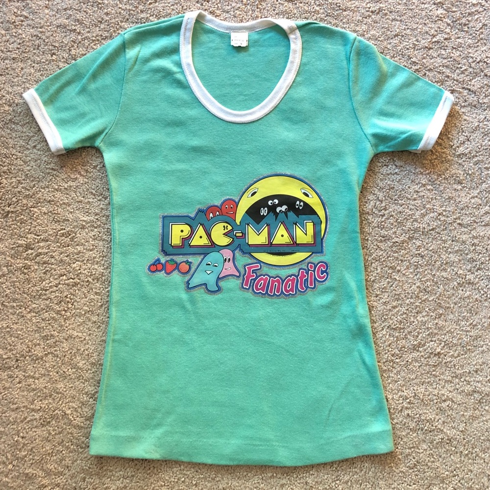 Vintage 80’s Pac-Man TShirt NOS NWOT Never Worn